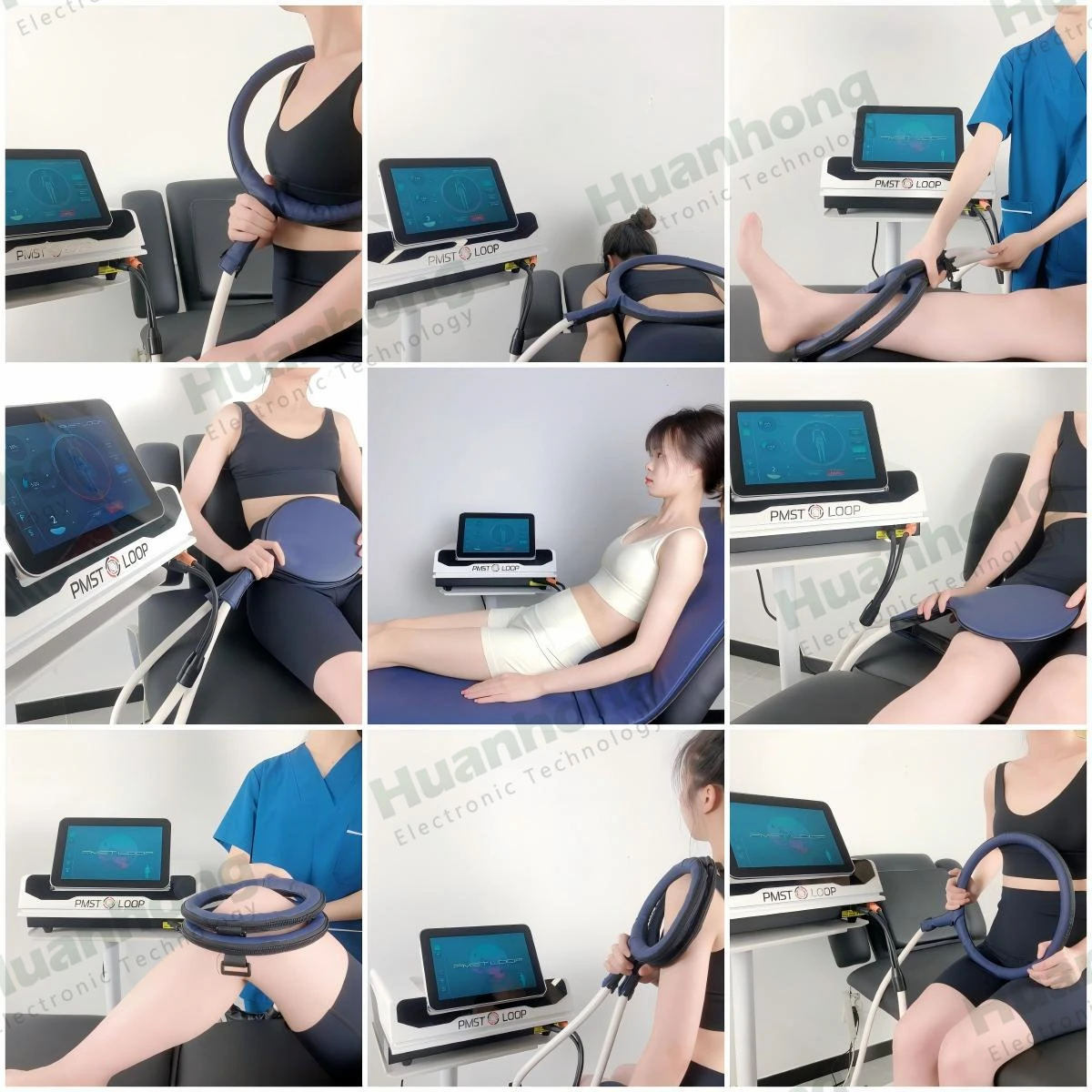 Human Body Physio Magneto 2 in 1 PEMF LOOP Magnetotherapy Machine Pulse Magnetic Machine With Horse Use Interface System