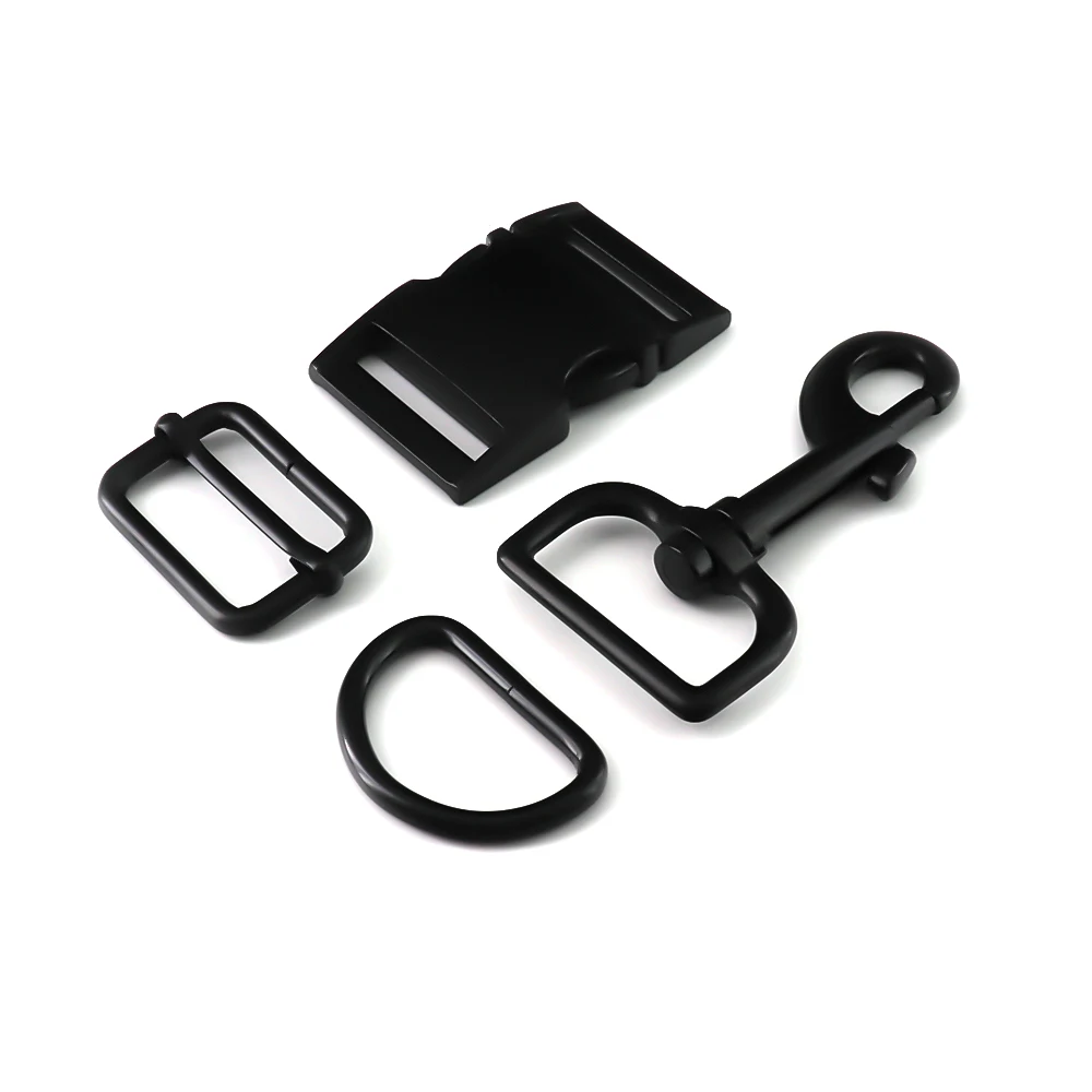 High Quality Metal Side Release Curved Buckle For Paracord Bracelet Dog