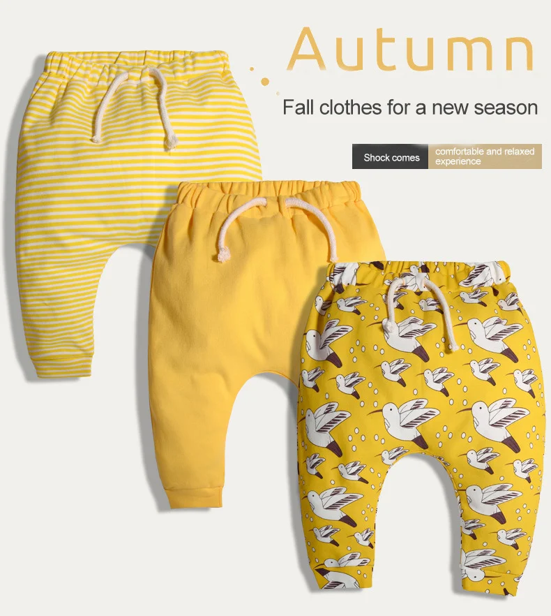 Momscare 3 Pieces Baby Harem Trousers Boys And Girls Pants Spring And