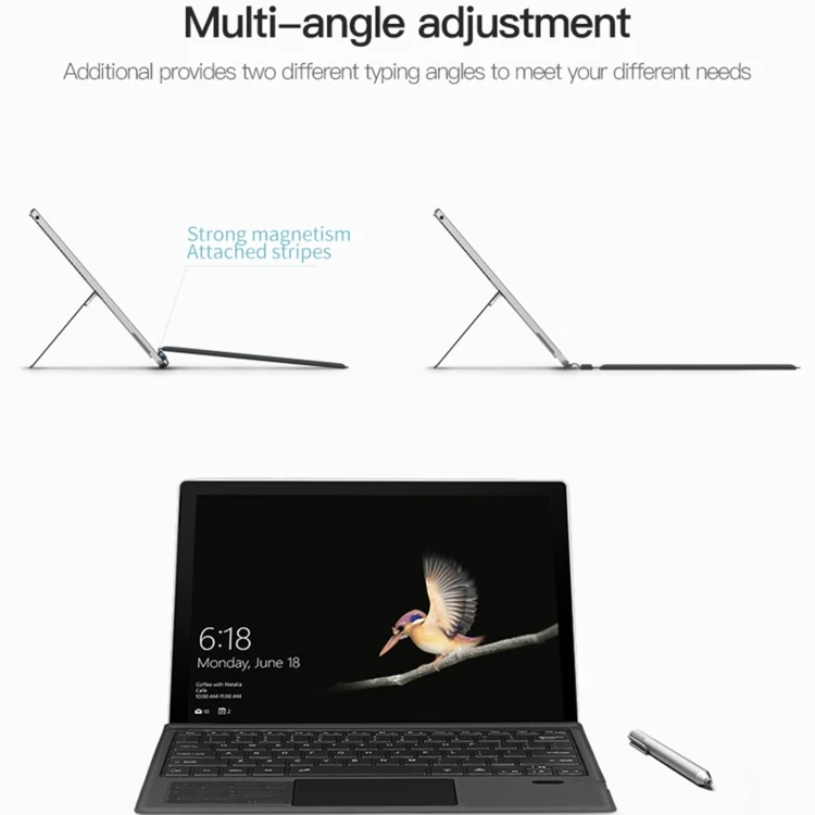 New Arrival for Microsoft Surface Pro 3 Magnetic Wireless Keyboard Leather Case
