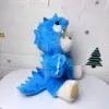 Blue dinosaur zipper (without bear) - 30cm pure handmade