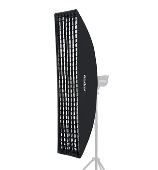 Godox 14x 63 Inches 35x160cm Strip Beehive Honeycomb Grid Softbox for Photo Strobe Studio Flash Softbox Bowens Mount