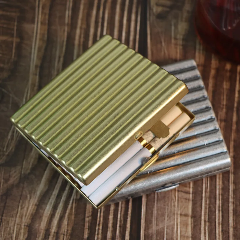 band cigarette cases Cigarette case 100s chrome plated