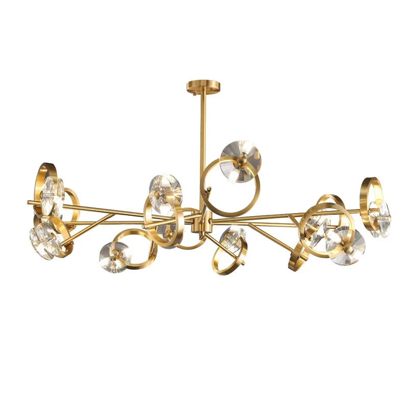 MEEROSEE Post-Modern Chandeliers & Pendant Lights Chandelier Crystal Lights Lighting Chandelier MD87130