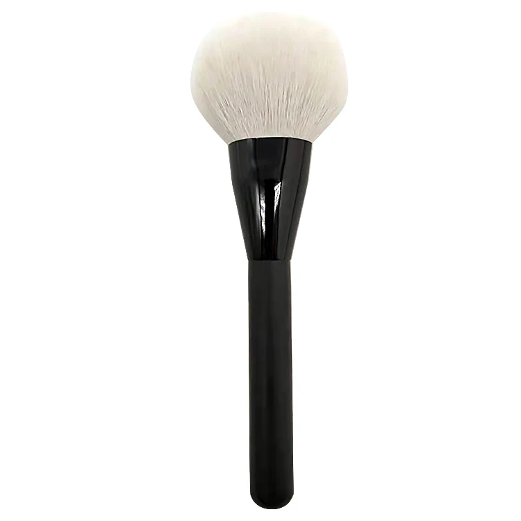 Plastic black round shape handle single application korean professional Synthetic Hair Cosmetics Mak