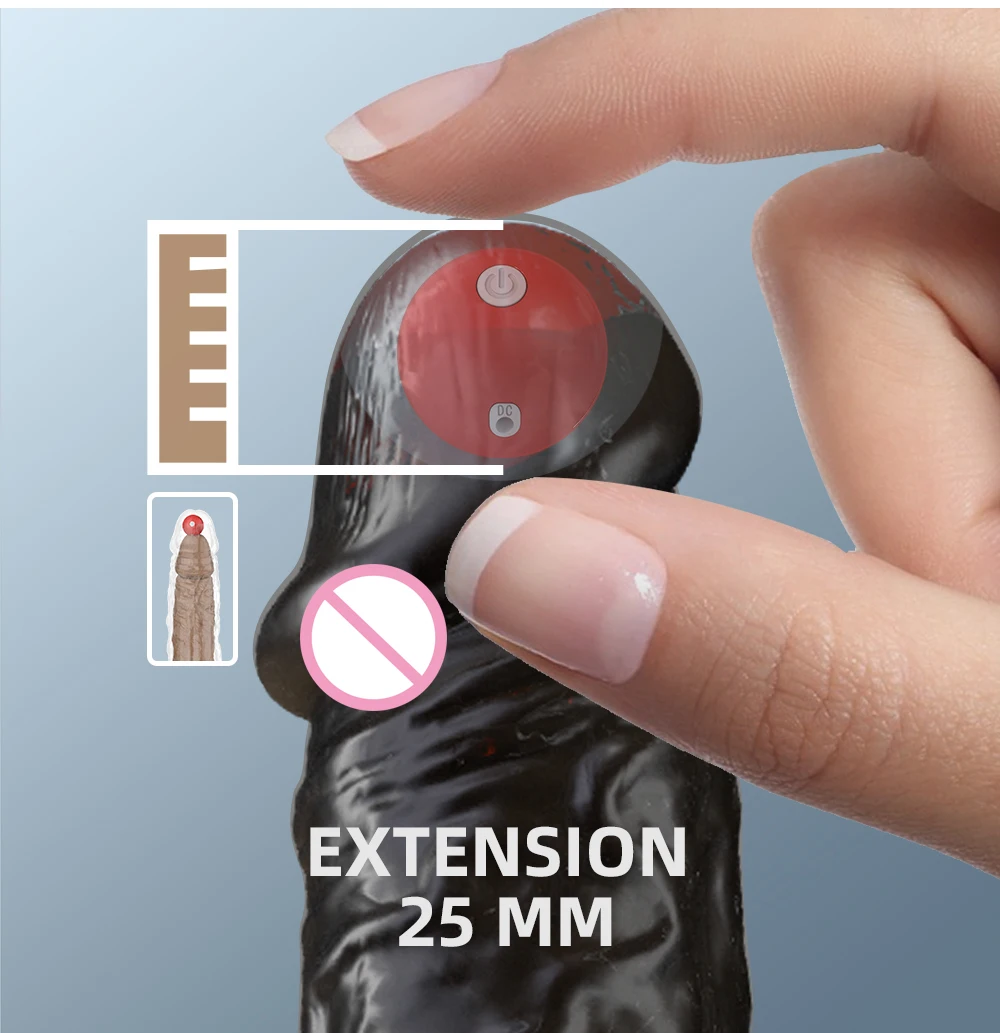 Couple Sex Adult Sex Toys Penis Vibrator Vibrating Condom for Men