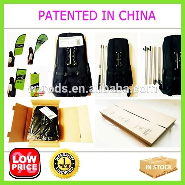 Дорога оптом Прогулочный рюкзак в форме слезинка для рекламы дизайн полиэстер ткань человек баннер