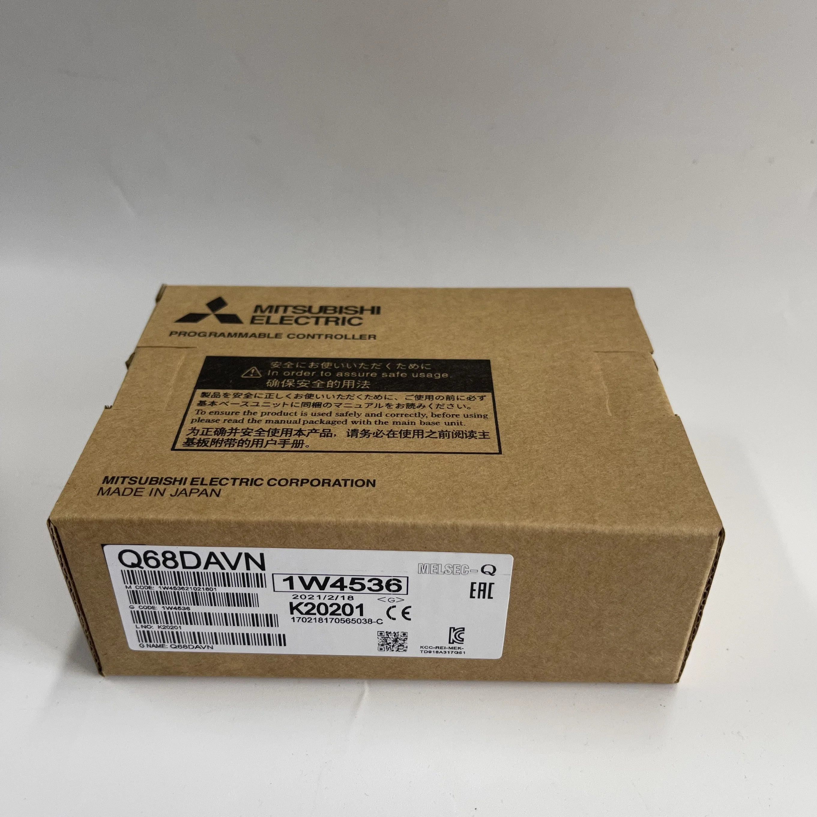 Mitsubishi PLC Analog Output Module Q68DAVN