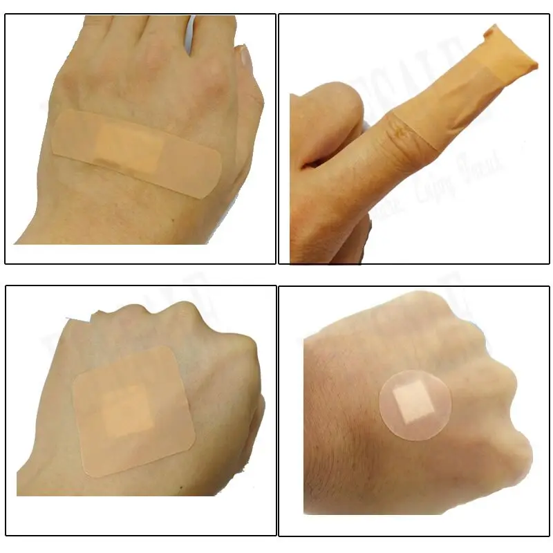 First Aid PVC Medical Plaster in Various Shapes Band Aids Adhesive Bandage Plaster