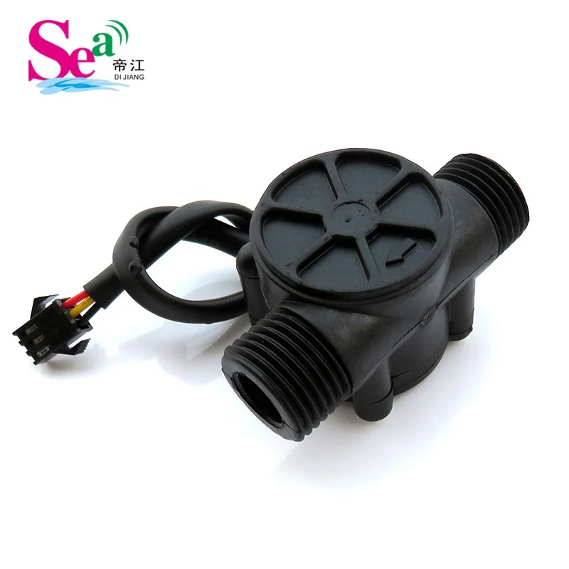 水流传感器 ZJ-S201E 塑料尼龙 G1/2接口 脉冲输出 3.5-24V