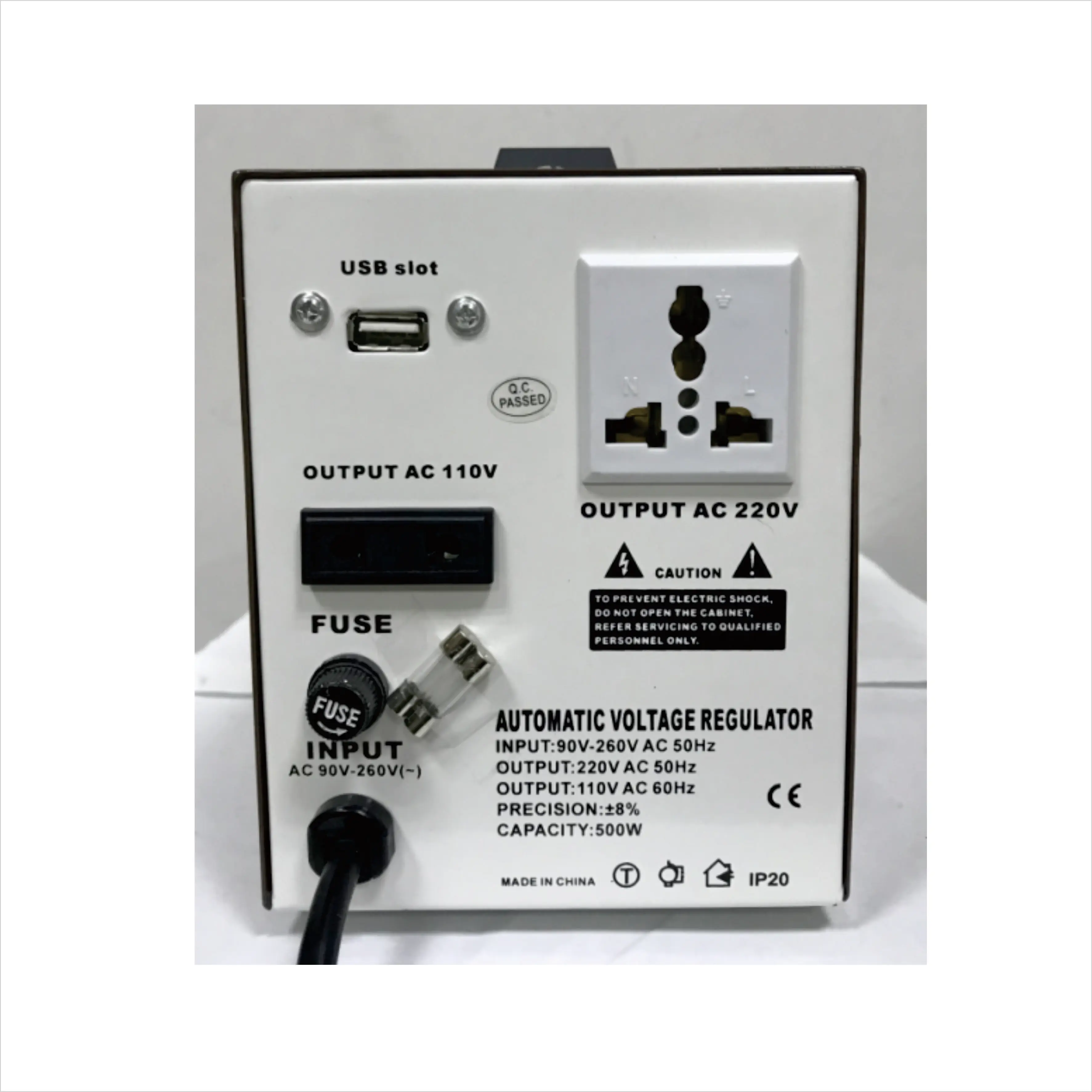 New Design  Home Using High Stabilizer With USB Port  Voltage Regulator