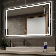 Modern Smart Mirrors Touch Switch Rectangle Smart Led Bathroom Mirror with Speaker Bath Mirrors