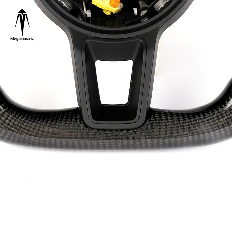 Volante de cuero de fibra de carbono 100% personalizado para Porsche Cayenne Turbo GTS - AliExprs 34