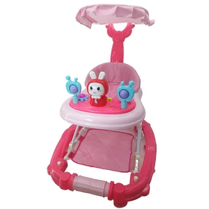 Cute Multi-Function Baby Walker Rocker Bebe Plastic Frame