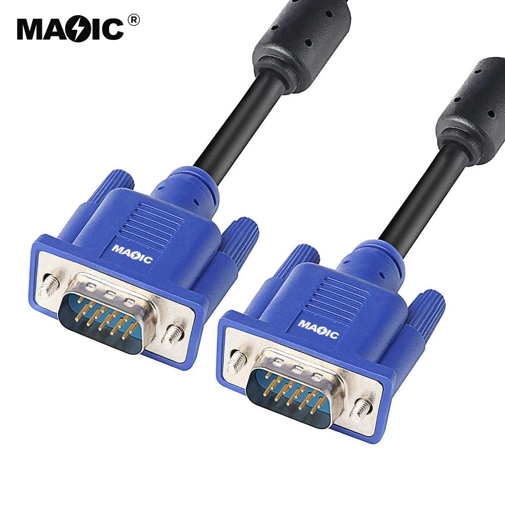 Câble VGA mâle vers HDMI mâle - 1,5m Longueur Câble 1.5 m