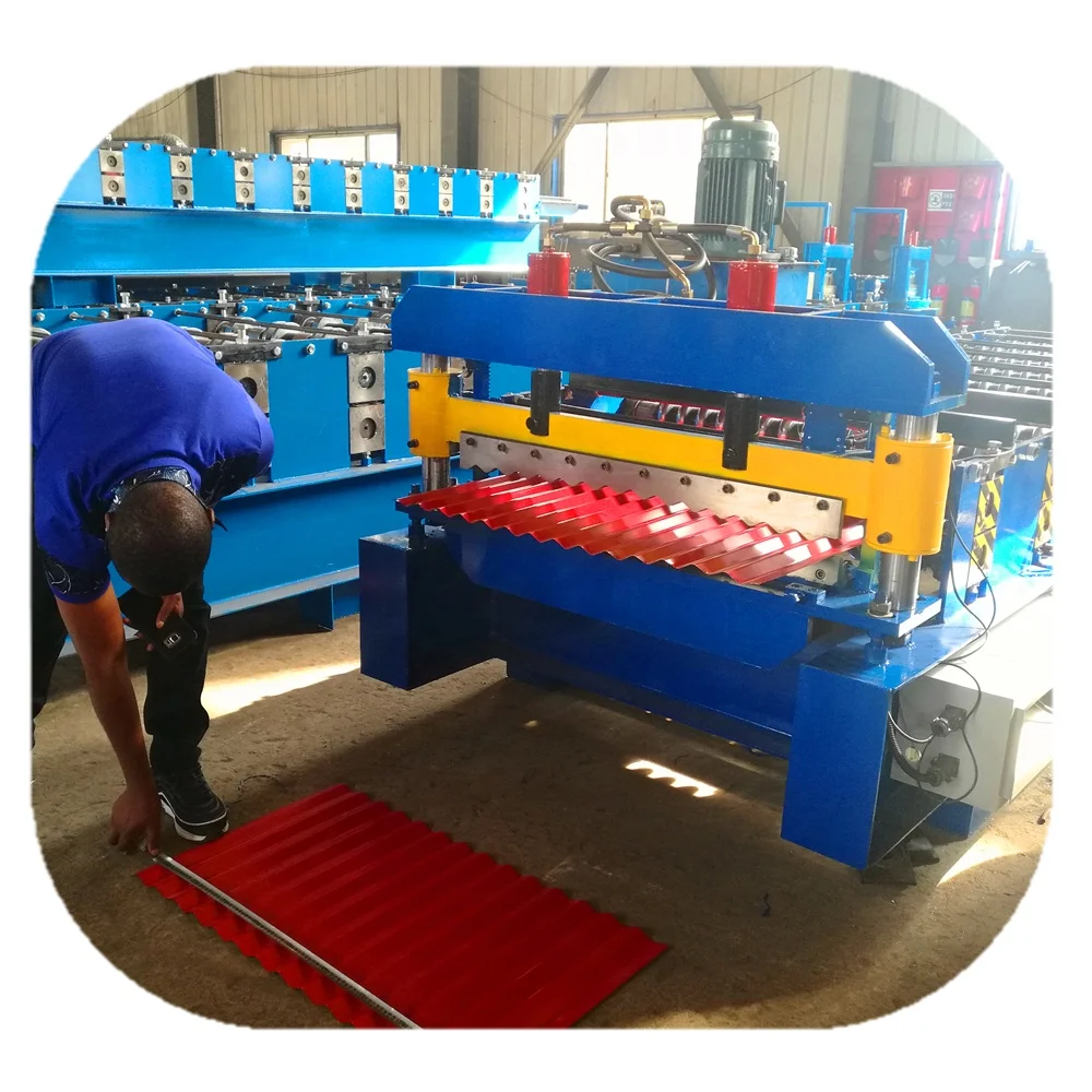 Double Layer Corrugated Iron Sheet Making Machine