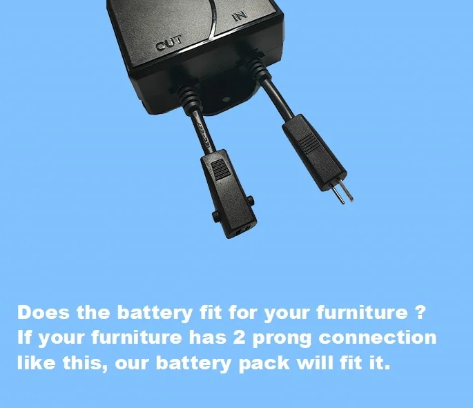 Batterie de fauteuil inclinable