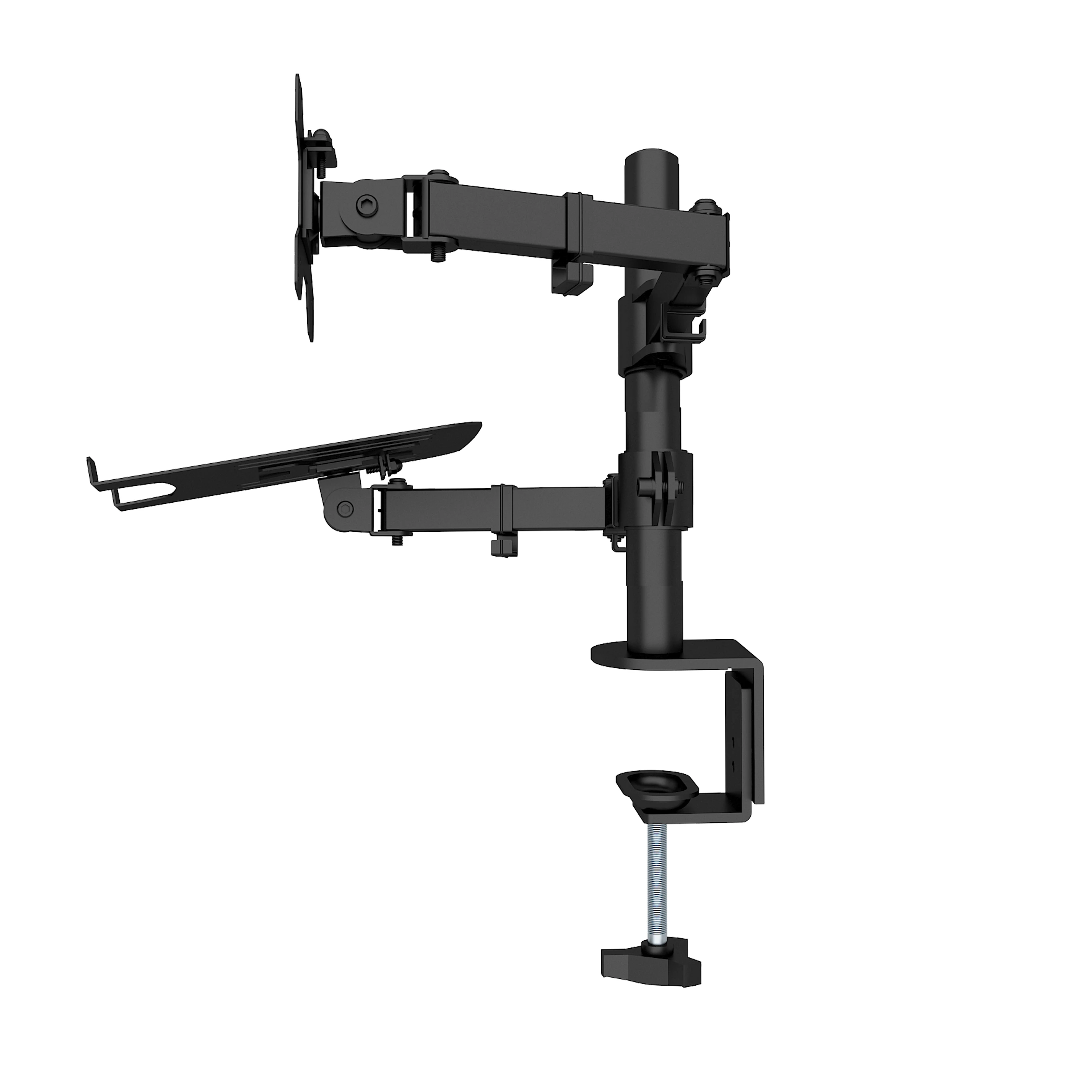 Suptek Monitor Arm Height Adjustable Monitors Stand With Extended Laptop Stands Desk Mounts