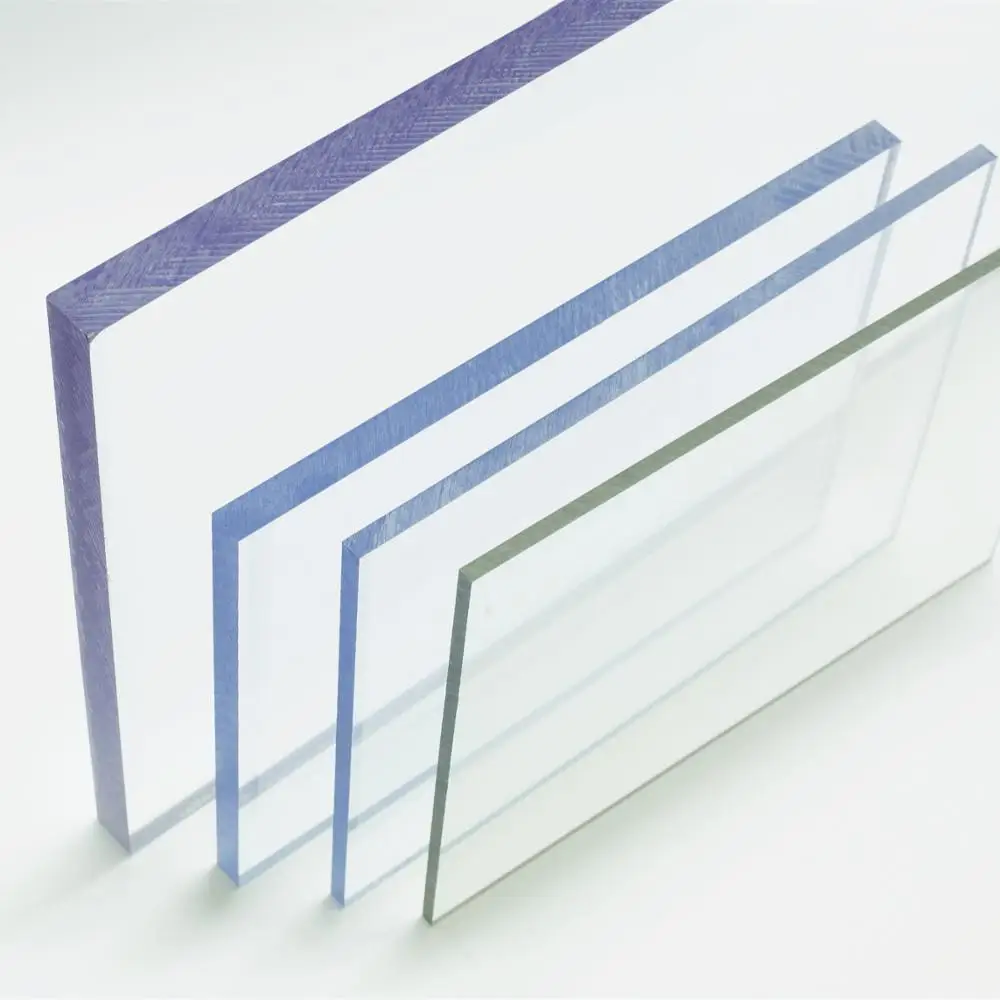 Bayer 3113 Scratch Resistant Transparent Soild Polycarbonate Roofing Sheet 20 mm Thickness Solid Policarbonato Panel