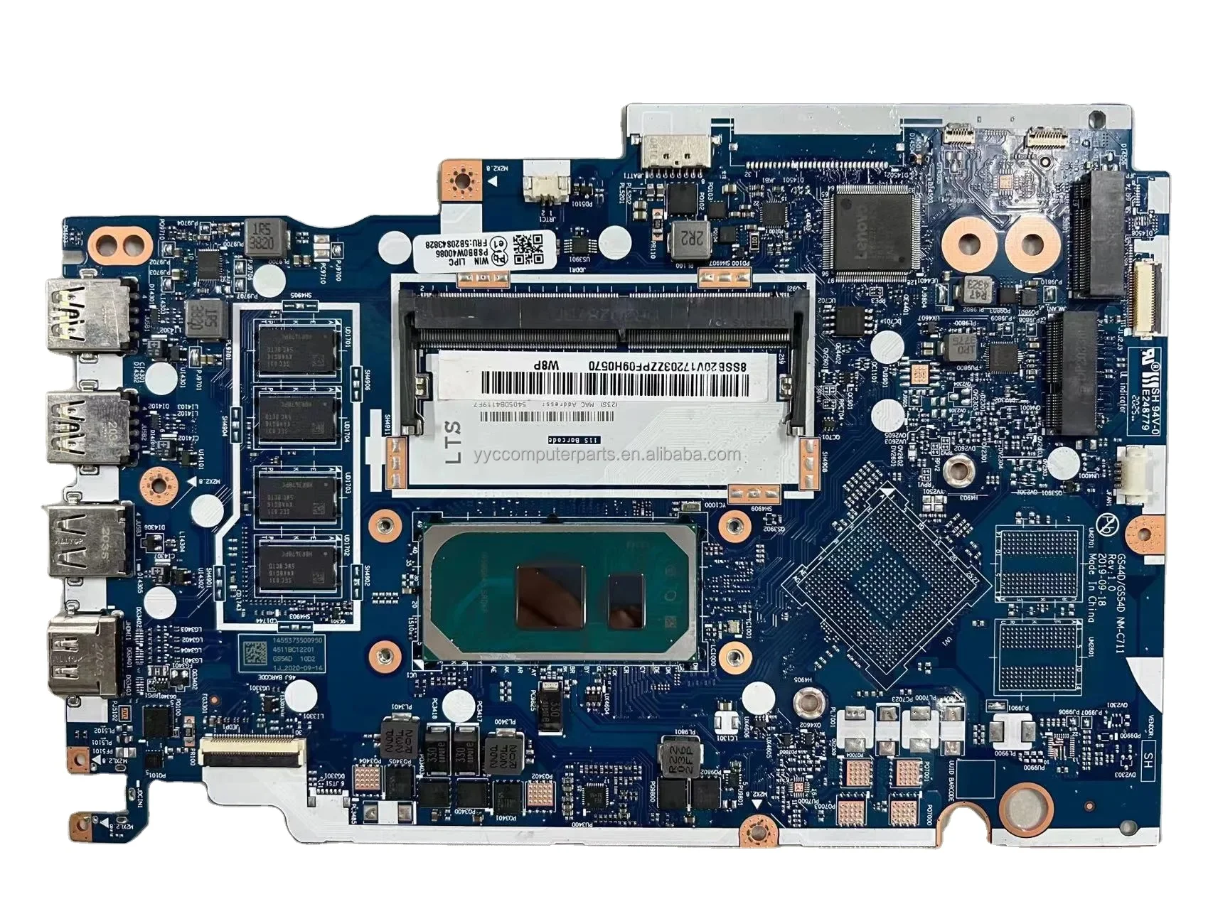 Lenovo ThinkPad S145-15IIL V15-IIL Laptop anakart için NM-C711 FRU