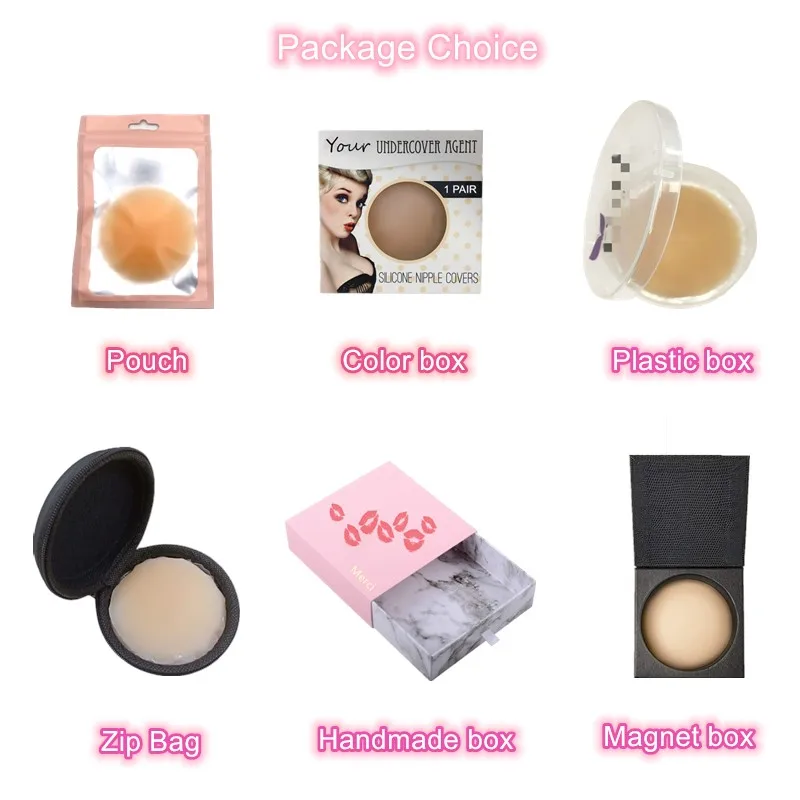 BIG BOOB Washable Ultra-thin Silicone Breast Nipple Pasties Soft Adhesive Matte Nipple Covers for Women