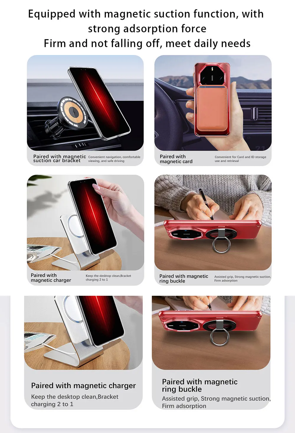 product clear case for huawei mate 60 rs ultimate lens films camera protector magnetic ring phone transparent hard pc  wls80 wlons-6