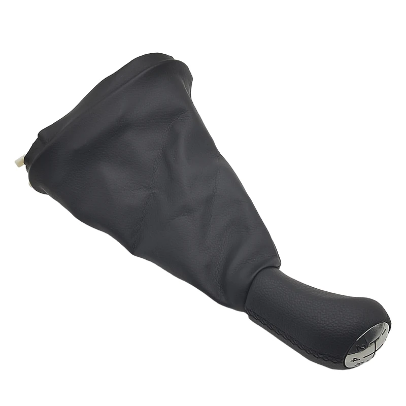 5 Speed Manual Gear Shift Knob Lever with Leather Boot Interior Accessories for Renault Clio 2 Clio 3 Megane 2 Scenic 2 Kangoo