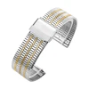Hw-argento oro-una schiava fata sette perline doppia fibbia
