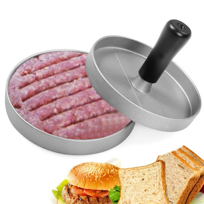 Plastic Handle Meat Patty Making Mold Non Stick Burger or Hamburger Press