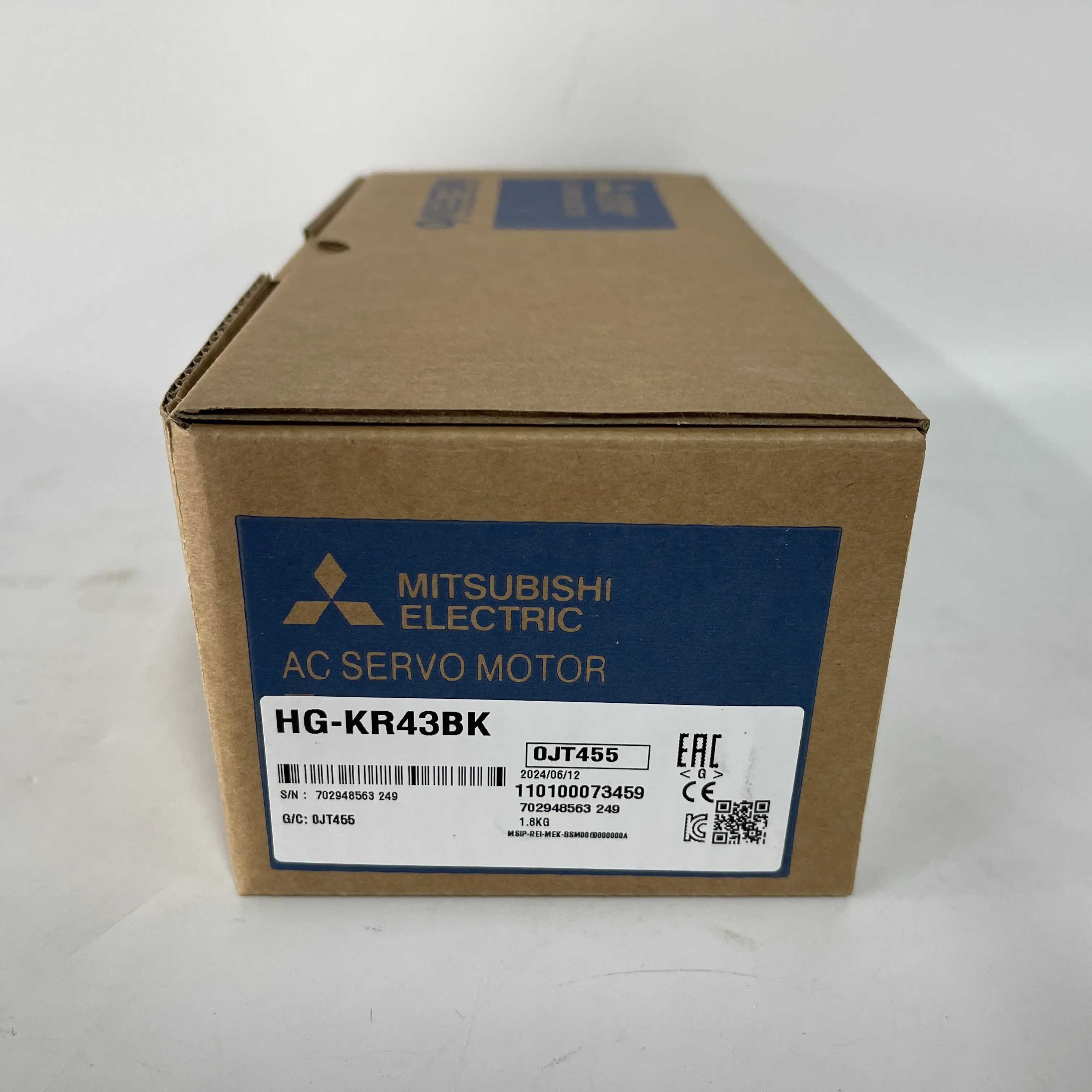 Mitsubishi AC Servo Motor HG-KR43BK