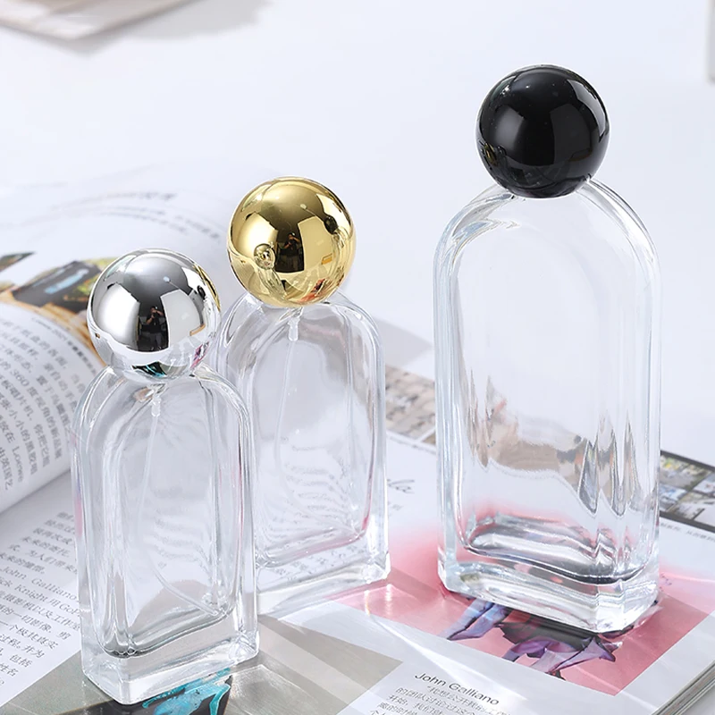 Fashion Arch Shaped Crystal Atomized Spray Perfume Bottle with