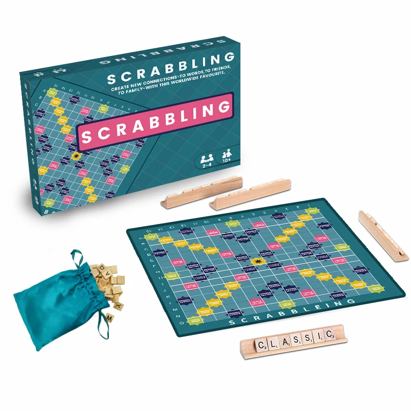 Alibaba.com: Custom Printed Scrabble Game with 2x2cm wooden or plastic ...