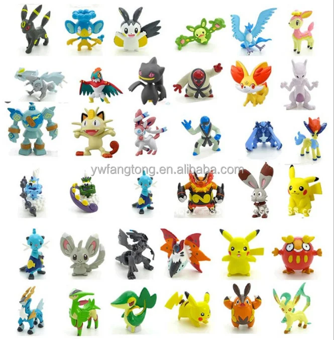 Hot Wholesale Good Quality 2-3cm Mini Child Toy Action Figure pokemoned-  go for Kids