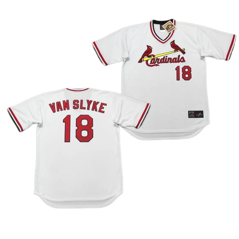 Wholesale Men's St. Louis 15 DICK SISLER 17 BOBBY TOLAN 18 MIKE SHANNON 22  MIKE MATHENY 25 MARK MCGWIRE Baseball Jersey Stitched S-5XL From  m.