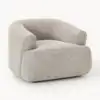 Mezcla de bouclé beige