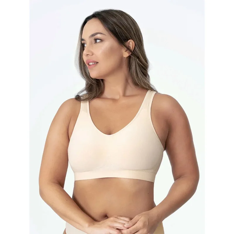 Wholesale Customized 44Dd Large Size Women Underwear 5D Latex Seamless  Unpadded Plus Size Bras