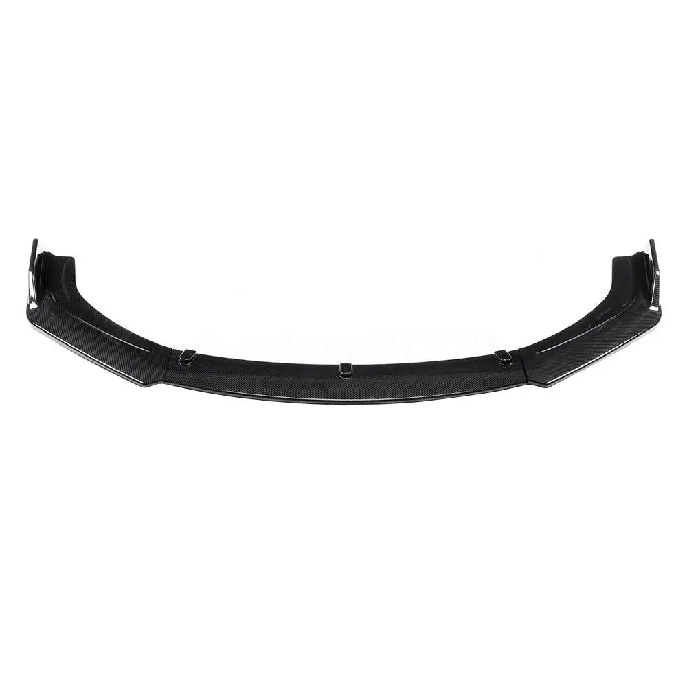 Car Front Bumper Front Lip Abs Carbon Fiber Front Lips Chin Spoiler