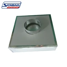 New Aluminum Air Filter Box Terminal Hood HEPA Filter Module for Cleanroom Ventilation System ISO9001 Certified 99.99%