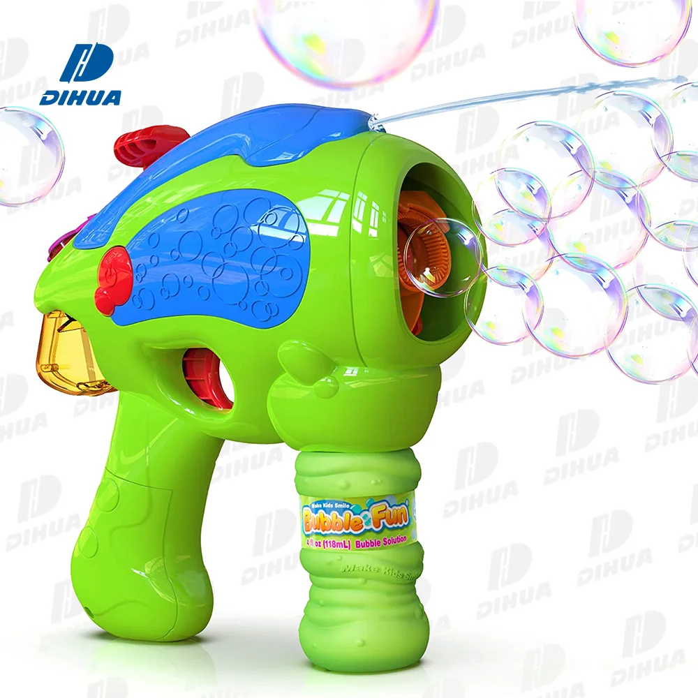 2 In 1 Shooting Water Bubble Gun,Automatic Bubble Gun Blaster For Kids