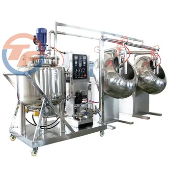 One Year Warranty Chocolate Sugar Drum Nuts Spraying system Coating and Polishing Machine