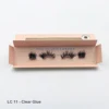 1 Pair - LC 11 - clear glue