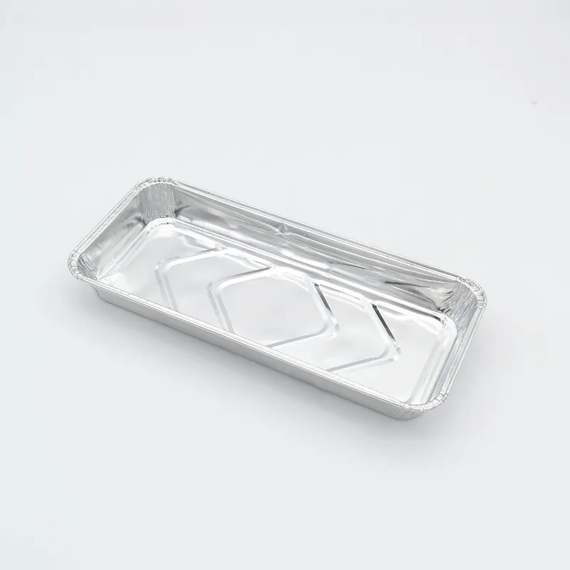 TIA CB81 Heat Preservation Fresh Locking Morden Food Storage Container square Aluminum Foil Container