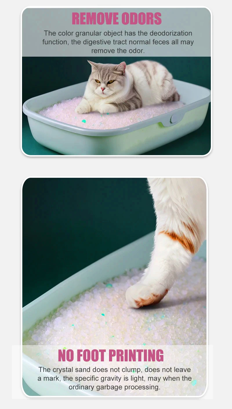Catlitter Kitty Ph Indicator Medical Crystal Silica Gel Cat Litter