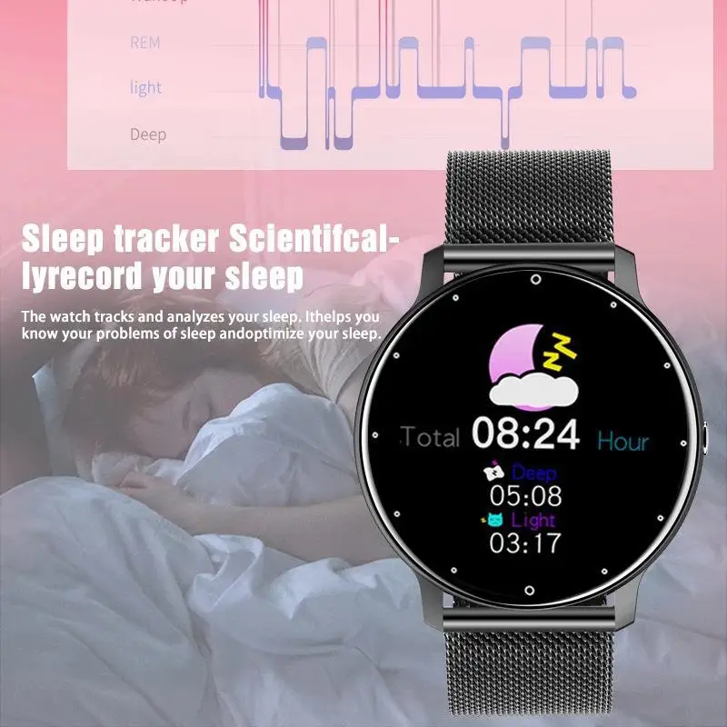 Smart Watch ZL02D Heart Rate Blood Pressure Sleep Monitoring Smart Bracelet Waterproof S aperçu 4