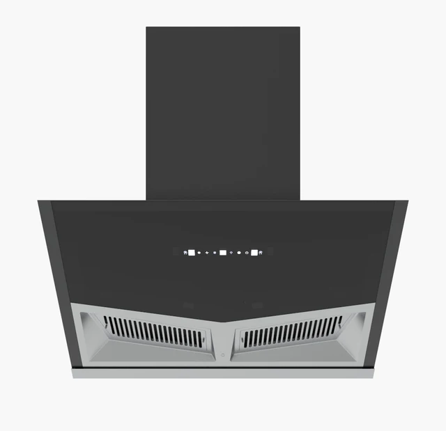 STYLISH ANGULAR COOKER HOOD WITH SMART AUTO HEAT CLEANING FUNCTION & GREAT SUCTION POWER