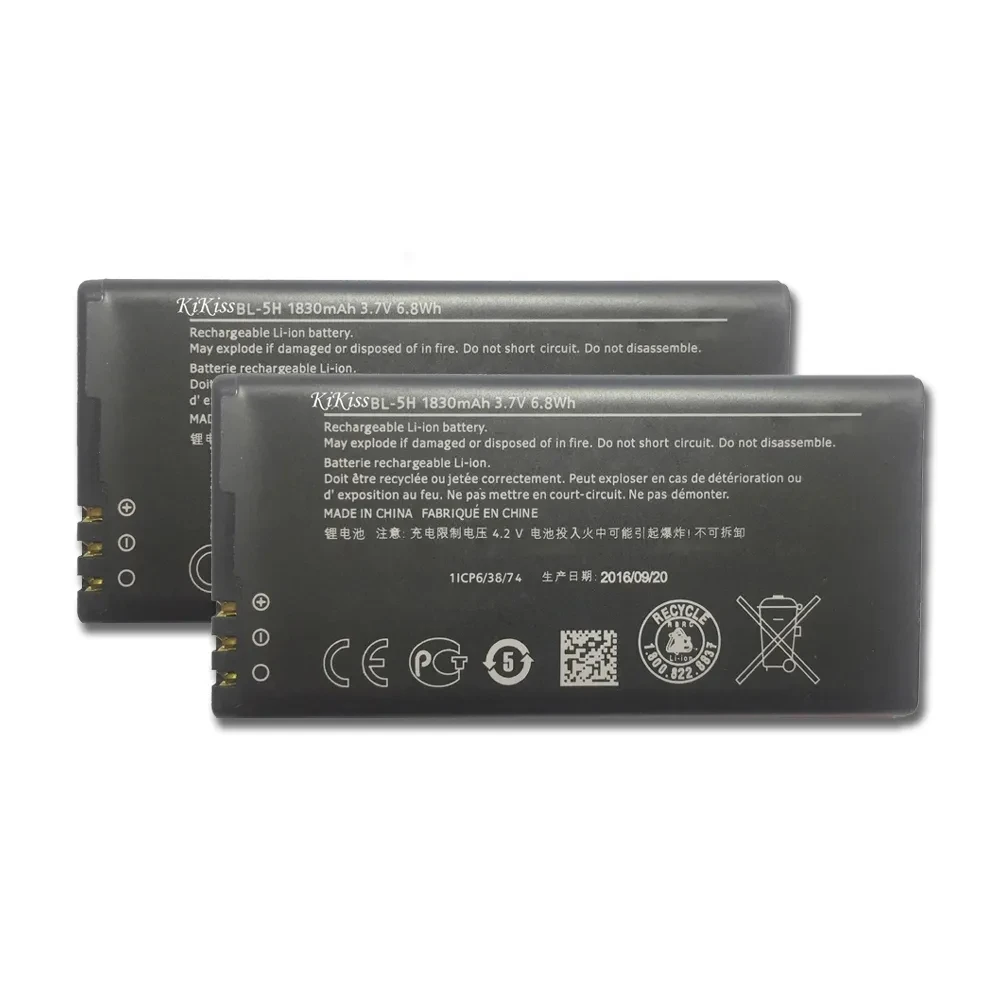 Source 3,7 V 1830mAh BL-5H литий-полимерный аккумулятор Замена для Nokia  Lumia 630 635 638 аккумулятор телефона on m.alibaba.com