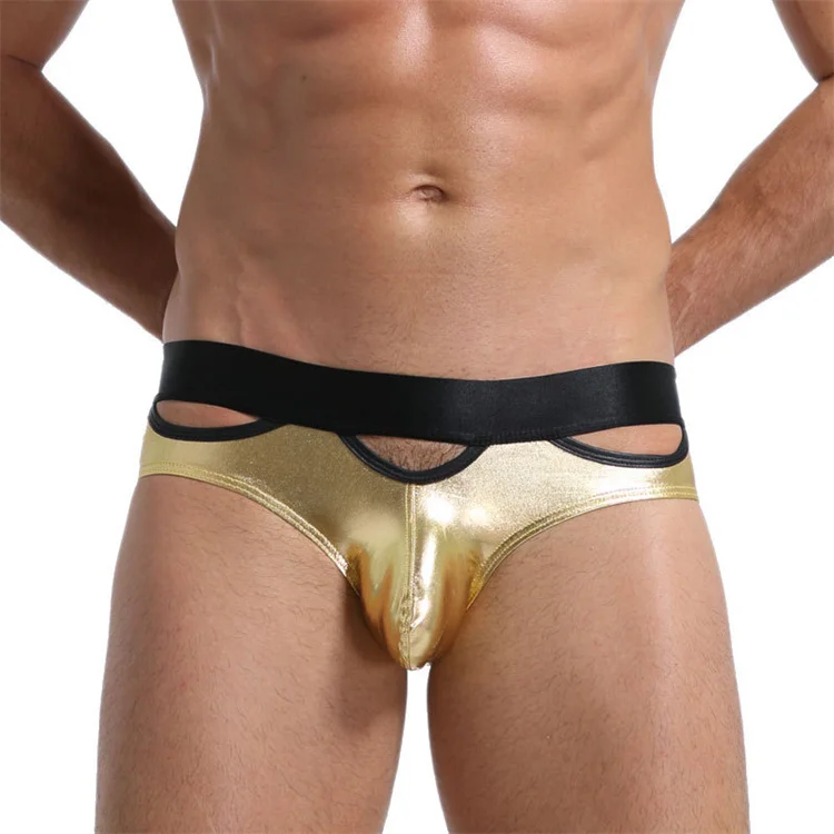 Ropa Interior Erótica Para Hombre,Calzoncillos De Moda De Imitación De  Cuero Brillante,Calado Para Discoteca,Actuación En Escenario - Buy Hombre  Sexy Lencería,Hombre Ropa Interior,Gay Ropa Interior Product on Alibaba.com