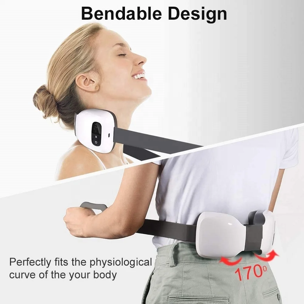 New Design Shiatsu Kneading Massage Smart Neck Massager Electric Portable Neck Massager