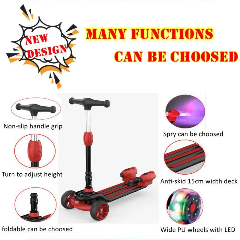Wholesale New Design Two Wheels Scooter Mini Kick Foldable Adult Electric Scooter