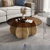 Yellow Walnut + Tea Glass